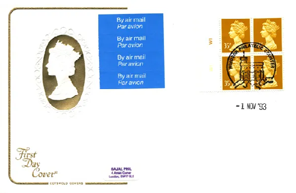 Window: Airmail: £1.40 Window: Airmail: £1.40