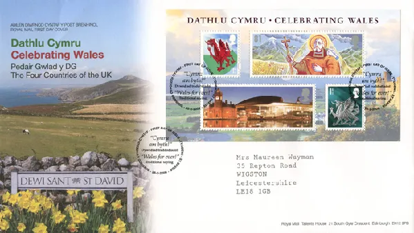 Celebrating Wales: Miniature Sheet Celebrating Wales: Miniature Sheet