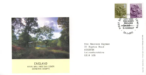 England 68p, £1.10 England 68p, £1.10